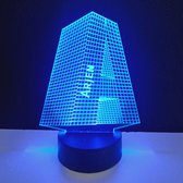 3D LED Lamp - Letter Met Naam - Arjen