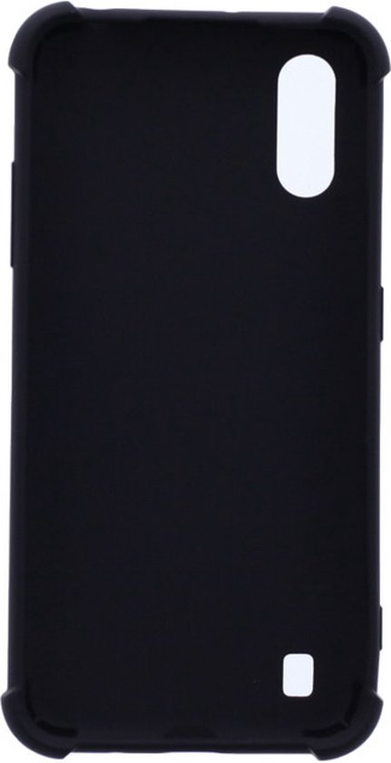 Coque antichoc Convient pour : Samsung Galaxy A10 Anti Shock Silicone - Zwart - ZT Accessoires