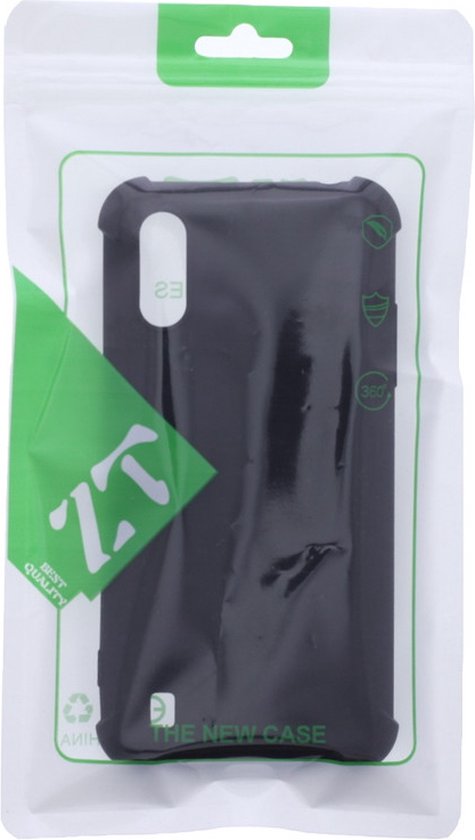 Coque antichoc Convient pour : Samsung Galaxy A10 Anti Shock Silicone - Zwart - ZT Accessoires