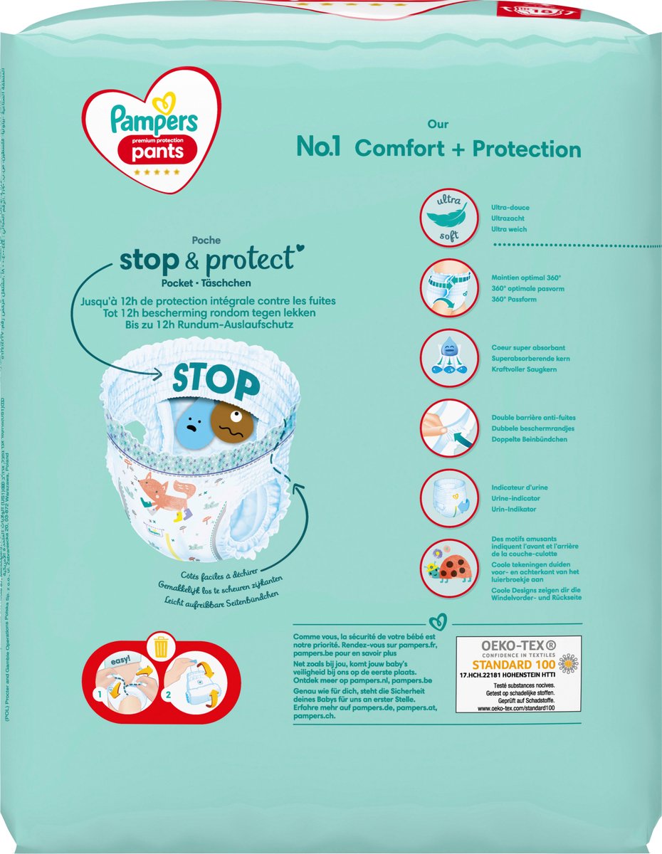 Pampers Premium Protection Taille 4, Langes x86