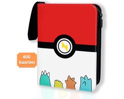 Verzamelmap Geschikt voor verzamelkaarten - verzamelmap - Map voor 400 kaarten - 50 Pagina's – map geschikt voor verzamelkaarten - Premium Kwaliteit - Celebrations- 4 pocket - Binder