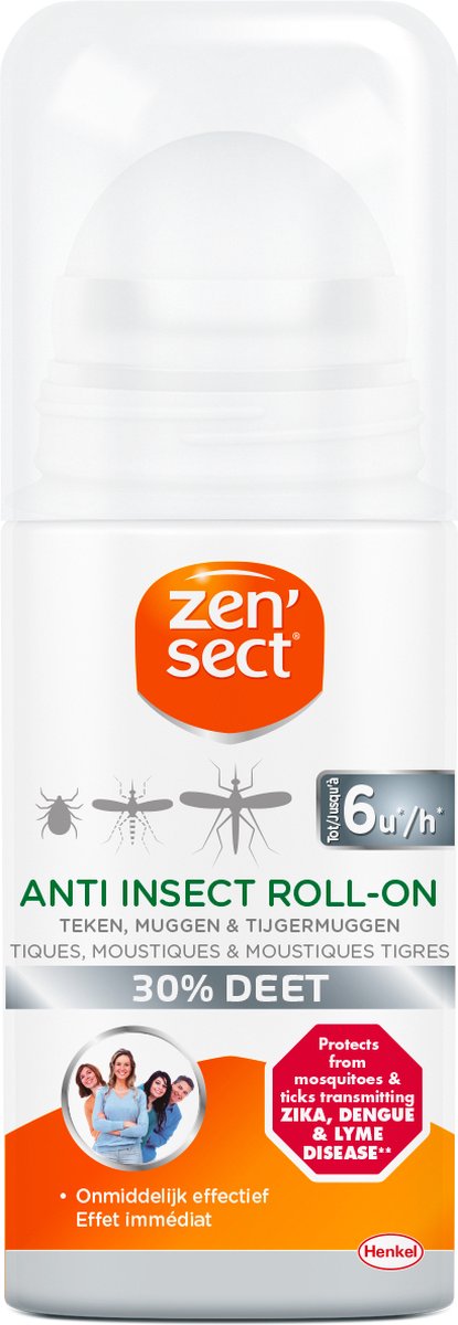 Goedkoopste Zensect 30 Deet Anti Insecten Roller - 50ml