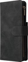 Bookcase Geschikt voor Samsung Galaxy S21 Ultra 5G - Zwart- Portemonnee hoesje