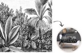 Tafelkleed - Tafellaken - 120x120 cm - Planten - Natuur - Design - Illustratie - Ernst Haeckel - Binnen en Buiten