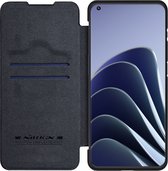 Nillkin Qin OnePlus 10 Pro Hoesje Book Case Zwart