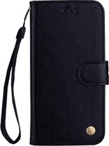 Mobigear Telefoonhoesje geschikt voor Huawei P20 Lite (2018) Hoesje | Mobigear Wallet Bookcase Portemonnee | Pasjeshouder voor 2 Pasjes | Telefoonhoesje voor Pinpas / OV Kaart / Rijbewijs - Zwart