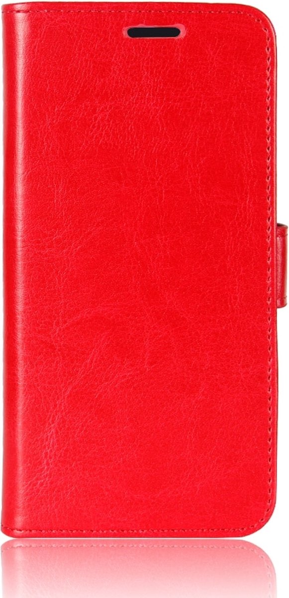 Mobigear Telefoonhoesje geschikt voor Samsung Galaxy A20e Hoesje | Mobigear Wallet Bookcase Portemonnee | Pasjeshouder voor 3 Pasjes | Telefoonhoesje voor Pinpas / OV Kaart / Rijbewijs - Rood
