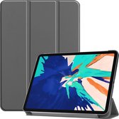 Mobigear Tablethoes geschikt voor Apple iPad Pro 12.9 (2020) Hoes | Mobigear Tri-Fold Bookcase - Grijs