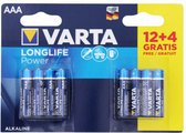 Varta AAA Longlife Power Batterijen - 16 stuks