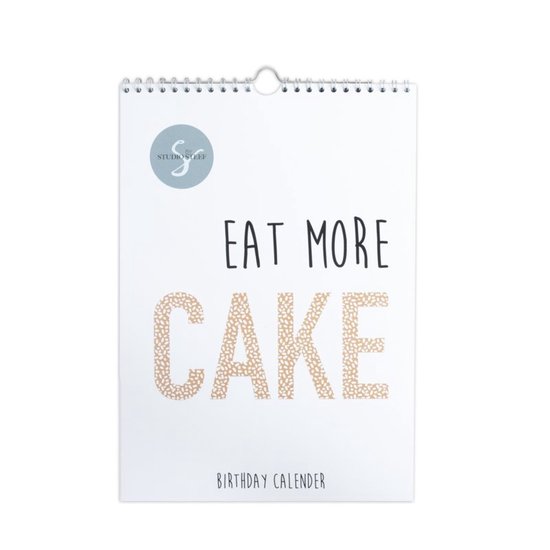 Eat more Cake verjaardagskalender Quotes | verjaardagskalender geen jaartal | verjaardagskalender volwassenen | verjaardagskalender staand | kalender verjaardagskalender