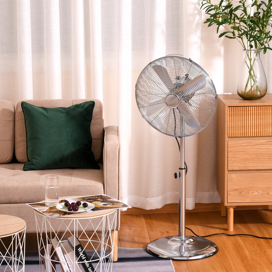 HOMCOM statiefventilator met 2,8 literwaterverstuiver, ventilator... Afbeeldingen Statiefventilator met 2,8 liter waterverstuiver ventilator hoogte... HOMCOM - Voetstukventilator - met waterkoeling - met wielen -... HOMdotCOM Statiefventilator met wa