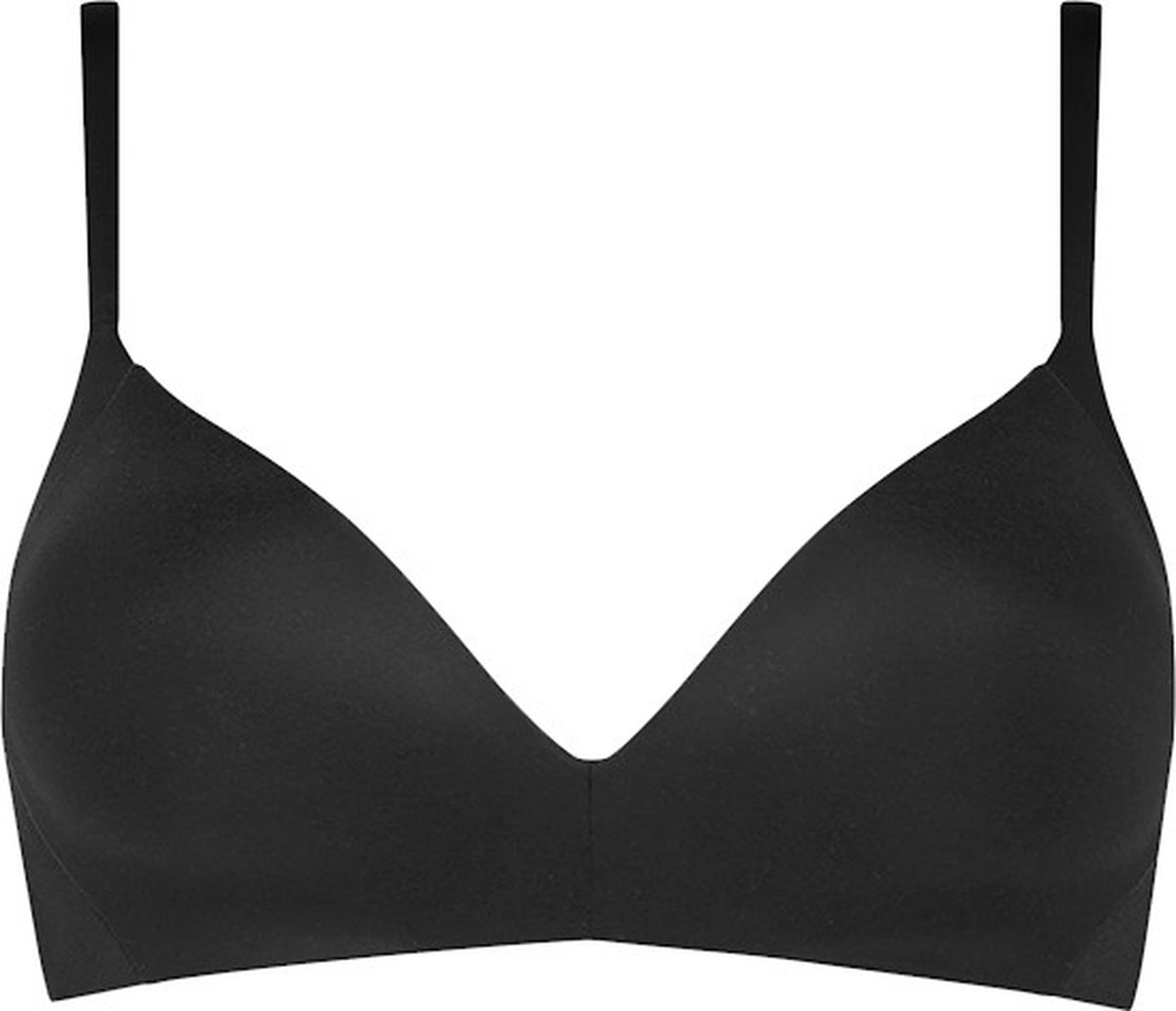 Triumph BH zonder beugel - Body Make-Up Soft Touch P EX - Comfort T-shirt bh - Naadloze cups - T - 90B - Zwart