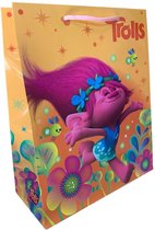 5 Cadeautasjes - Disney - Trolls - 32x26x12cm