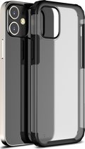 Mobigear Hoesje geschikt voor Apple iPhone 12 Mini Telefoonhoesje Hardcase | Mobigear Shockproof Backcover | Schokbestendig iPhone 12 Mini Telefoonhoesje | Anti Shock Proof - Zwart