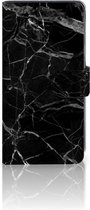 Telefoonhoesje Xiaomi Mi Note 10 Lite Wallet Book Case Vaderdag Cadeau Marmer Zwart
