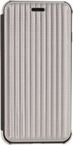 Samsung Galaxy S8 Hoesje - Mobilize - Elegant Serie - Hard Kunststof Bookcase - Zilver - Hoesje Geschikt Voor Samsung Galaxy S8