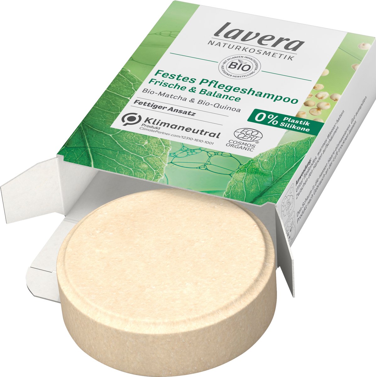 Lavera Solid shampoo frisheid & balans, 50 g