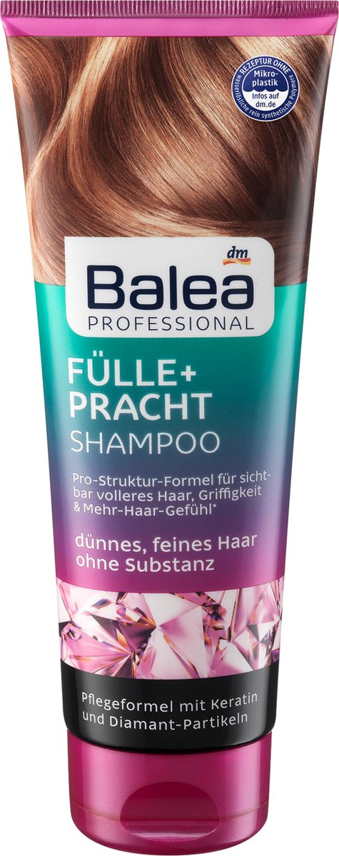 Balea Professional Shampoo Overvloed + Splendor, 250 ml