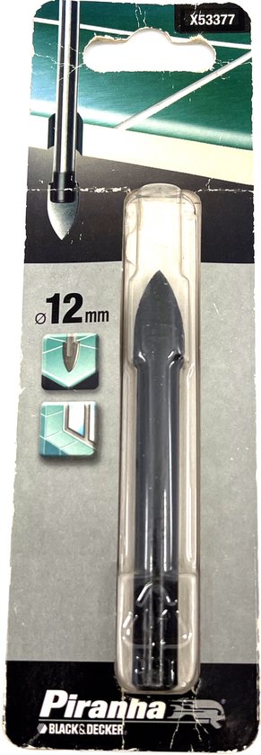 Piranha glas- tegelboor - Ø 12mm - Precisiepunt - X53377