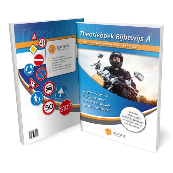 Motor Theorieboek 2022 Rijbewijs A Motor Theorie Boek met 1250 Vragen en 10 Examens...