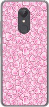 Coque de téléphone compatible avec Xiaomi Compatible avec Redmi 5 - Meiden - Hartjes - Rose - Motifs - Fille - Enfant - Enfants - Coque de téléphone en Siliconen Coque de téléphone