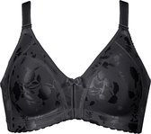 Naturana - Minimizer bh met bloemenpatroon - 5363 - Zwart - 75B