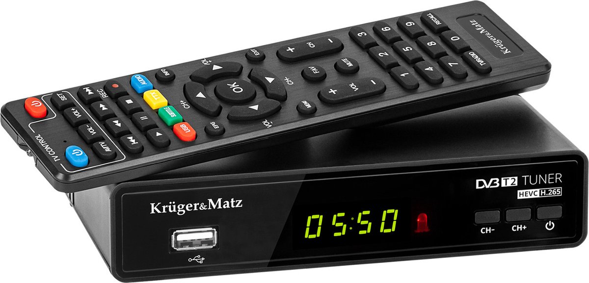 Kruger&Matz - DVB-T2 H.265 HEVC terrestrische TV-decoder