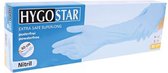 Hygostar gant nitrile extra long 50 cm - gant d'examen nitrile bleu 50 pièces - taille M
