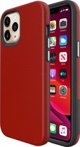 Mobigear Hoesje geschikt voor Apple iPhone 12 Pro Max Telefoonhoesje Hardcase | Mobigear Antislip Backcover Shockproof | Schokbestendig iPhone 12 Pro Max Telefoonhoesje | Anti Shock Proof - Rood