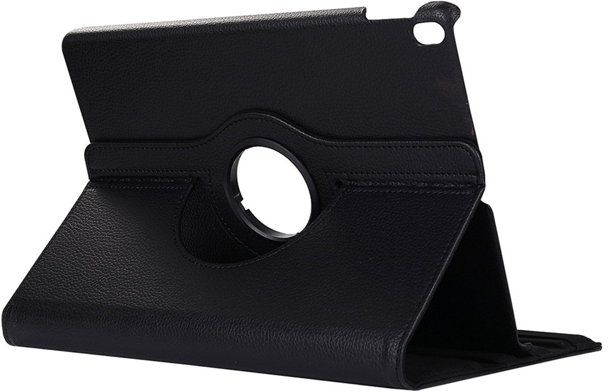 Mobigear Tablethoes geschikt voor Apple iPad Pro 10.5 Inch (2017) Hoes | Mobigear DuoStand Draaibare Bookcase - Zwart