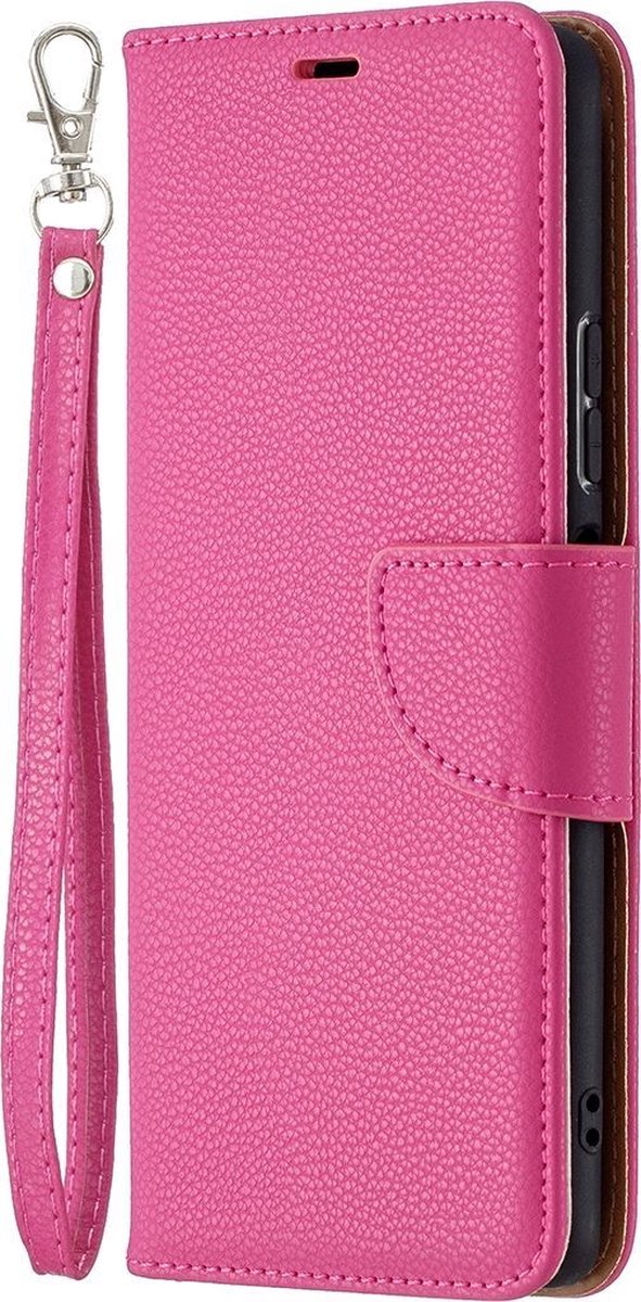 Mobigear Telefoonhoesje geschikt voor Xiaomi Redmi Note 10 Pro Hoesje | Mobigear Excellent Bookcase Portemonnee | Pasjeshouder voor 2 Pasjes | Telefoonhoesje voor Pinpas / OV Kaart / Rijbewijs - Magenta