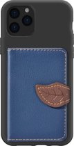 Mobigear Hoesje geschikt voor Apple iPhone 11 Pro Telefoonhoesje met Kaarthouder Flexibel TPU | Mobigear Cards Wallet Backcover met Pasjeshouder | Kaarthouder voor 3 Pasjes | Hoesje voor Pinpas / OV Kaart / Rijbewijs - Blauw