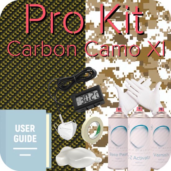 Hydro Graphics Dip Kit, Water Transfer Printing Hydro Dipping Set, Inclusief 400ml EZ... bol