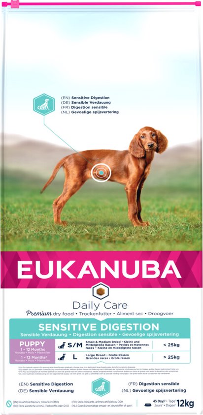 Eukanuba Daily Care Sensitive Digestion Puppy 12kg