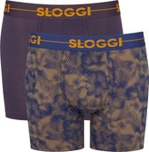 Sloggi Heren Go 2-Pack Short Donkerblauw S