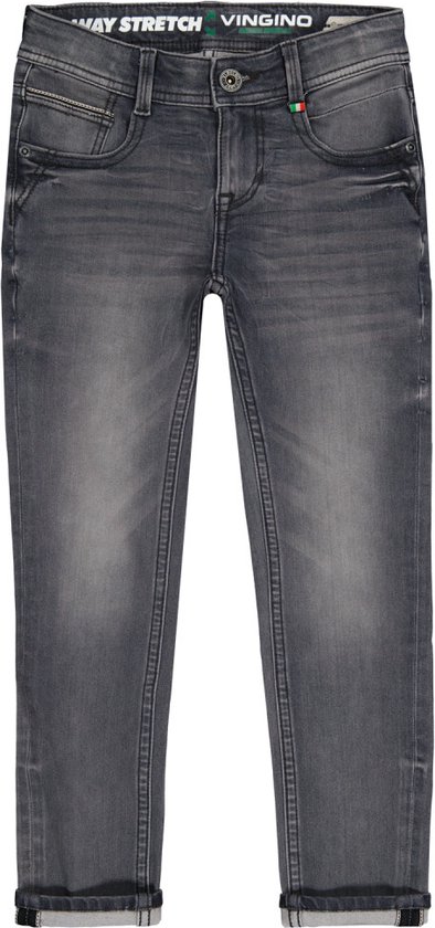 Jeans Vingino Diego Per Ragazzo - Grigio Scuro Vintage - Taglia 16 - 5