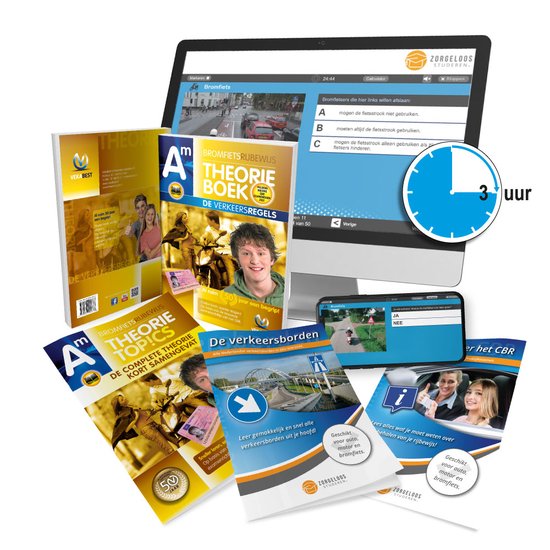 ScooterTheorieboek 2022 - Samenvatting - 3 Uur Examens Oefenen - CBR  Informatie en | bol.com