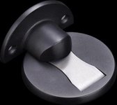 Moderne magnetische deurstopper - Opplakken en klaar - Boren niet nodig - Makkelijk bevestigen - Zwarte kleur