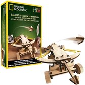 NATIONALE GEOGRAFIE - Da Vinci Uitvindingen - kit om een houten ballista te bouwen zonder gereedschap