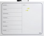 DESQ Weekplanner 40 x 50 cm - 35 dagen indeling - Whiteboardmarker - Magnetisch - Droog uitwisbaar