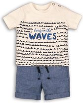 Minoti Waves t-shirt + short | Baby | Maat 62/68