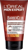 L’Oréal Paris Men Expert Barber Club BarberClub Exfoliërende Baard & Gezichtsscrub - 100 ml - Gezichtsreiniger tegen ingegroeide haren