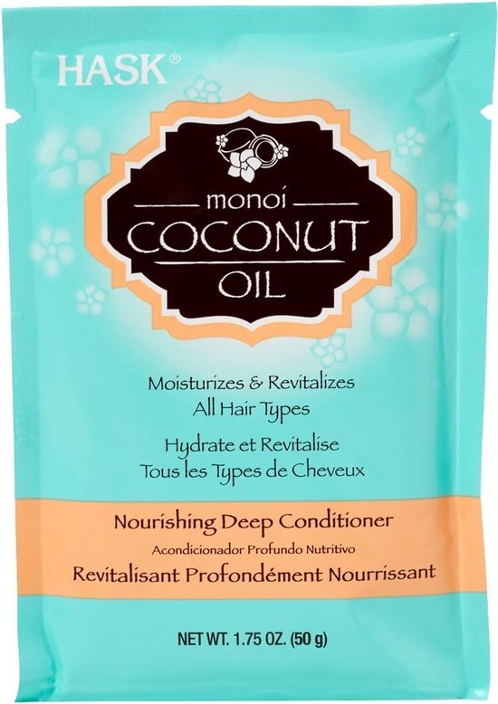 Hask Monoi Coconut Oil Nourishing Deep Conditioner Packet Conditioner