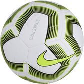 Nike Strike Pro Team (4) Trainingsbal - Wit / Zwart / Fluogeel | Maat: 4