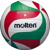 Molten V5m2501 School Volleybal - Wit / Rood / Groen | Maat: 5