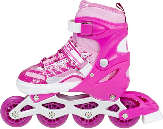 NILS EXTREME Skeelers / inline-skates voor volwassen roze MAAT L 39-42 |  bol.com