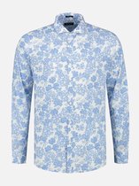 Dstrezzed Overhemd - Slim Fit - Blauw - XXL