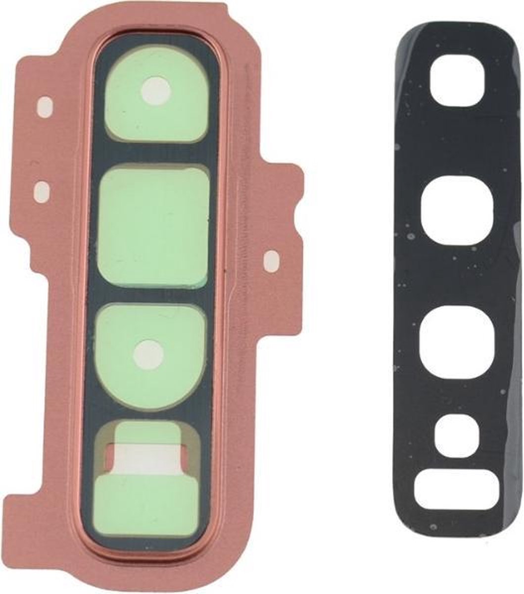 Achter camera cover met lens glas voor de Samsung Galaxy S10/S10 PLUS – coral