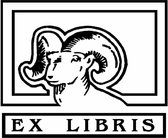 Ex libris sterrenbeeld handstempel Ram 60-x 50 mm