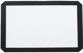 KELERINO. Tapis de cuisson en silicone 40x30 cm - Réutilisable - Antidérapant - Va au lave-vaisselle - Tapis de four - Tapis de pâte - Noir